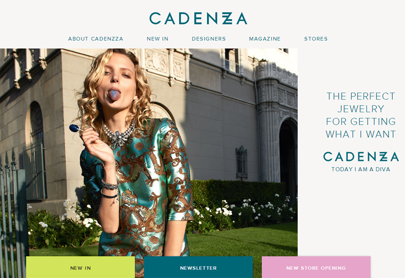 Cadenzza deals jewellery online